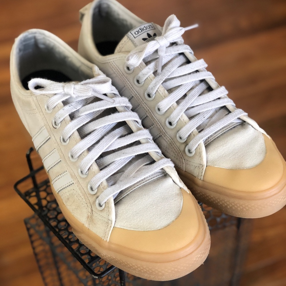 Adidas Nizza Sneakers - Chalk Pearl Gum Size 11